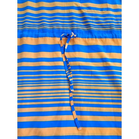 Gap Designed and Crafted Striped Blue & Orange Shirted Dress Size M - Picture 5 of 8